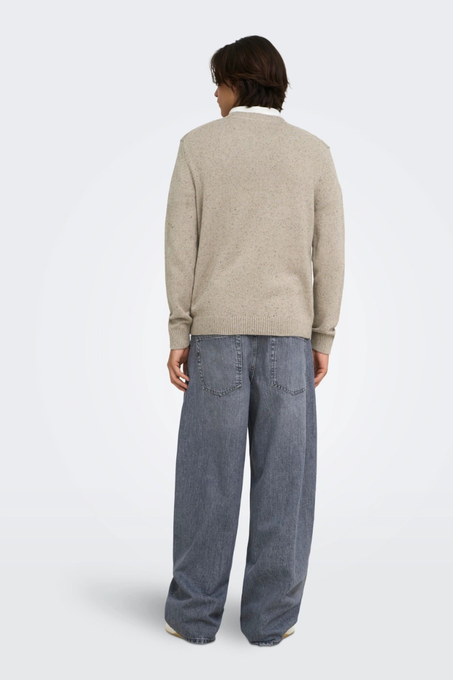 ONLY & SONS Camisola Michael de Malha Salpicada de Homem