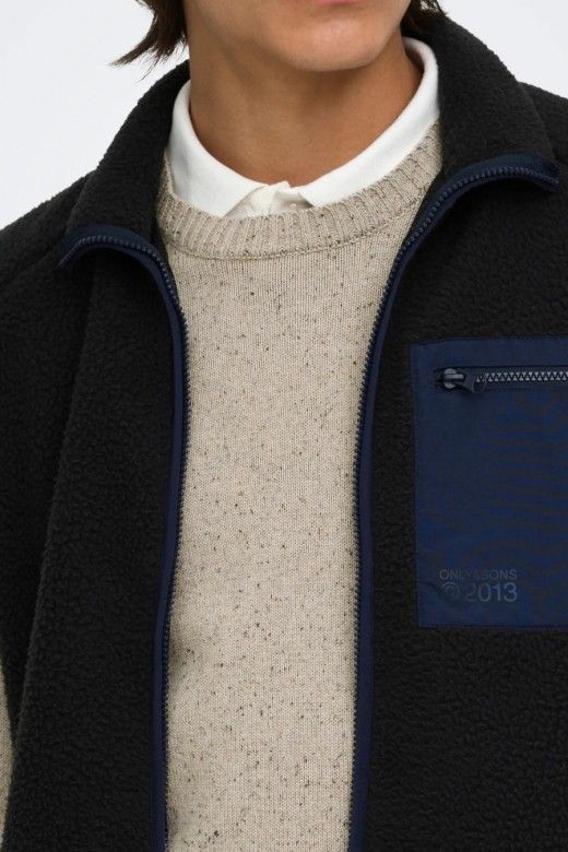 ONLY & SONS Camisola Michael de Malha Salpicada de Homem ONLY & SONS Camisola Michael de Malha Salpicada de Homem