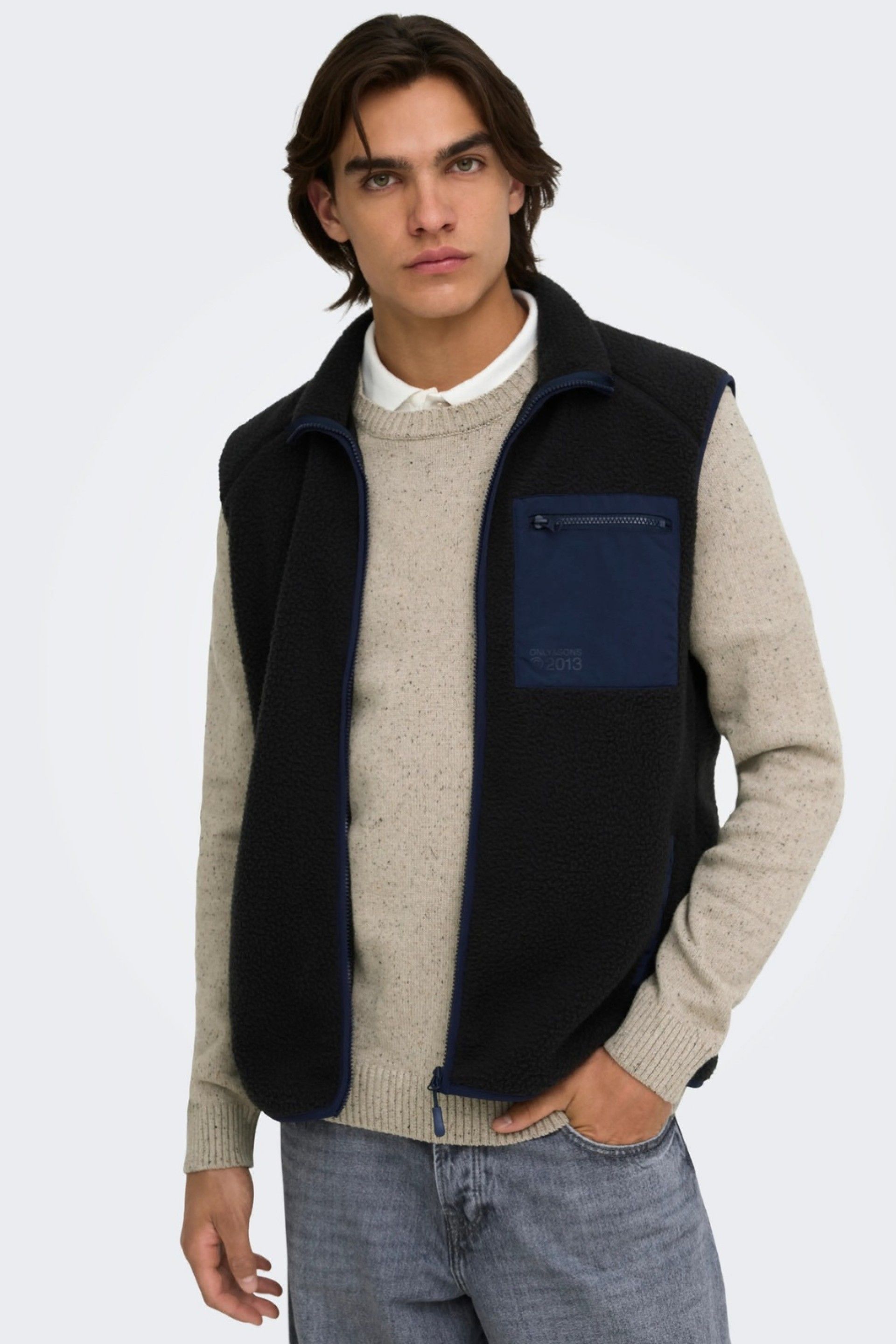 ONLY & SONS Camisola Michael de Malha Salpicada de Homem