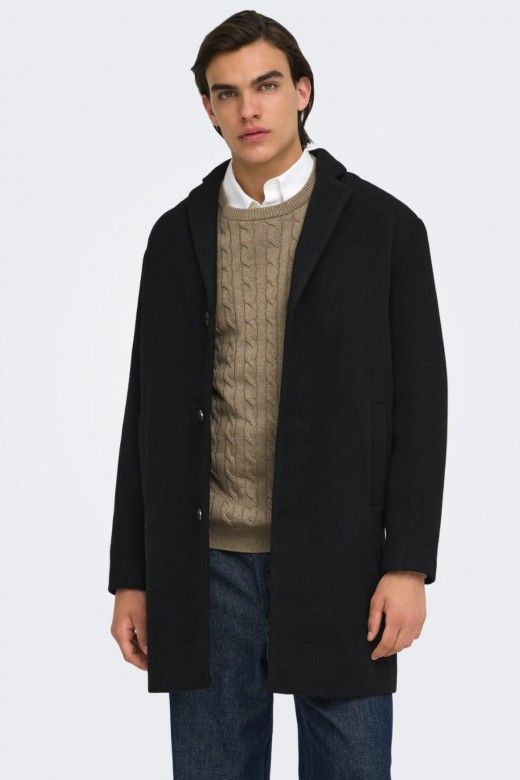 ONLY & SONS Camisola Loui de Malha com Tran�as de Homem