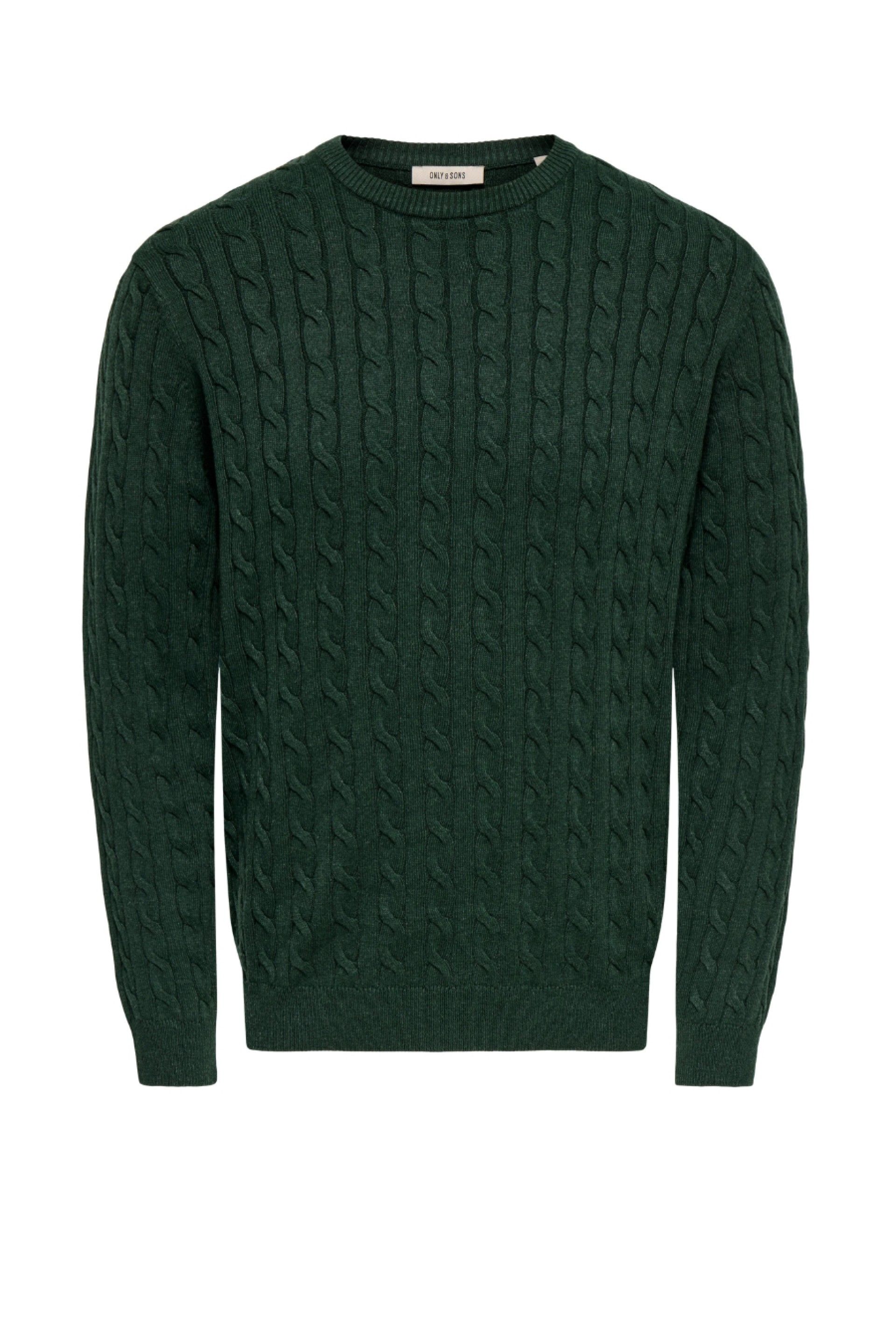 ONLY & SONS Camisola Loui de Malha com Tranças de Homem