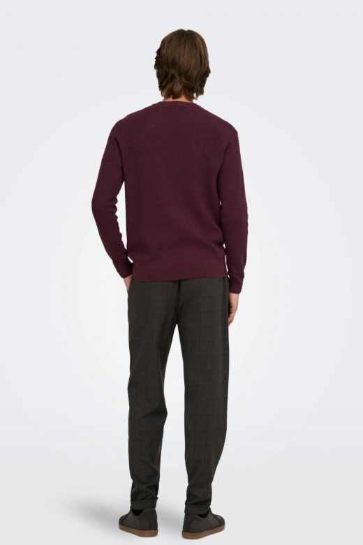 ONLY & SONS Camisola Hay de Malha Texturada de Homem ONLY & SONS Camisola Hay de Malha Texturada de Homem