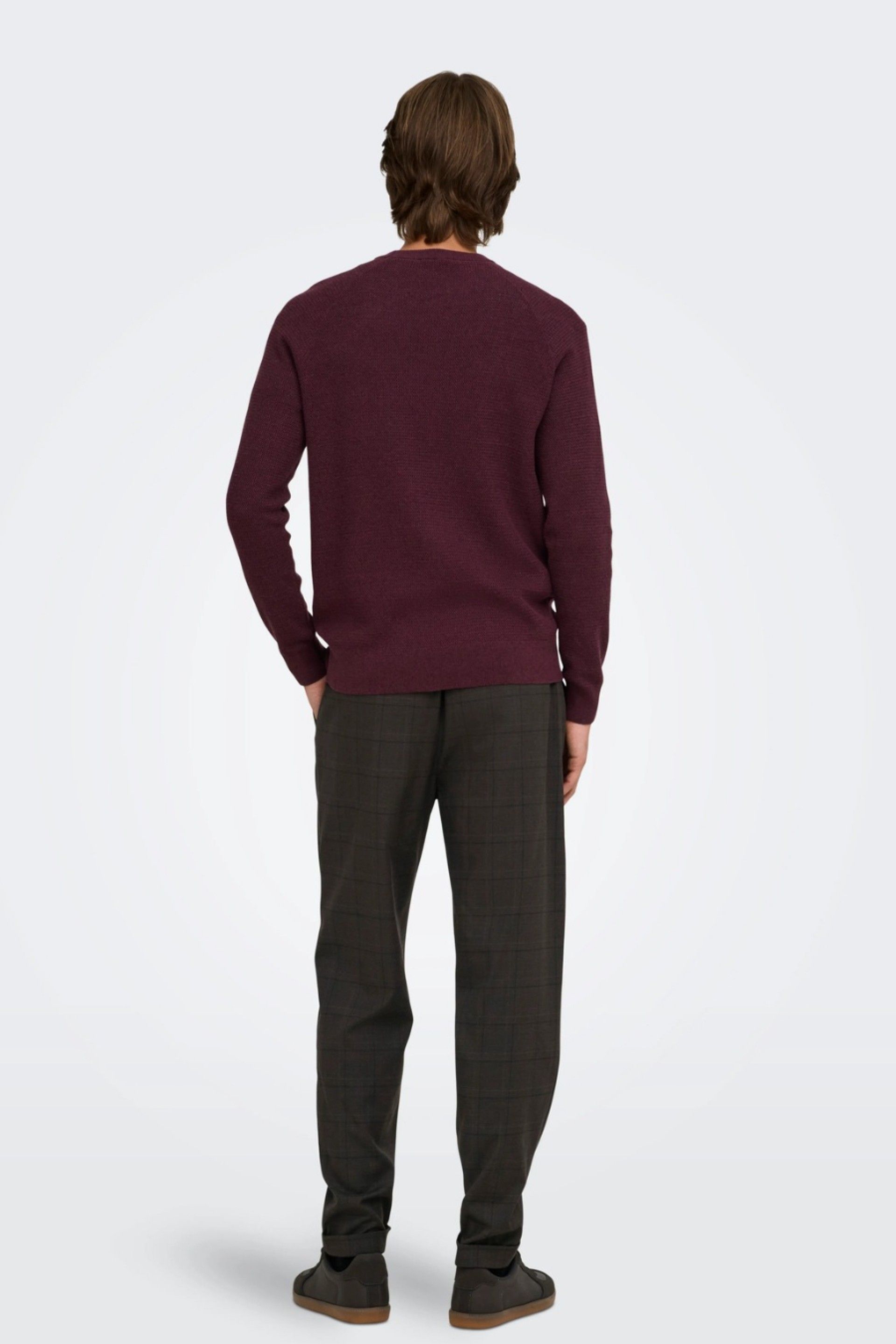 ONLY & SONS Camisola Hay de Malha Texturada de Homem