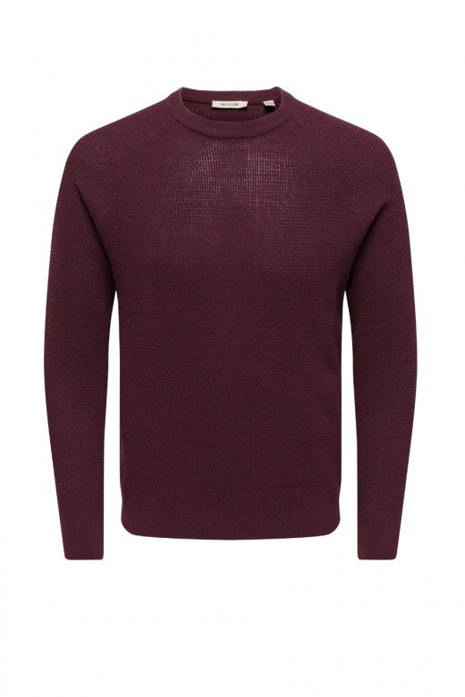 ONLY & SONS Camisola Hay de Malha Texturada de Homem ONLY & SONS Camisola Hay de Malha Texturada de Homem