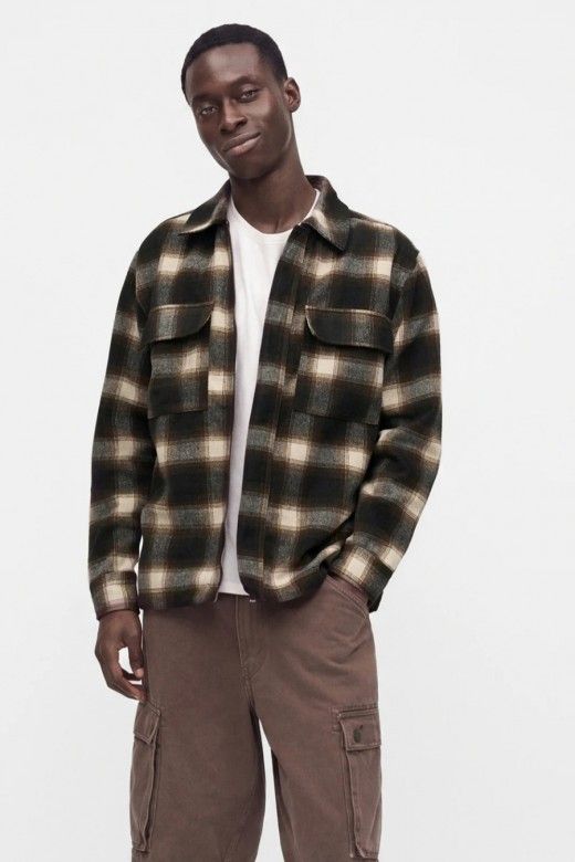 ONLY & SONS Sobrecamisa Paulo aos Quadrados de Homem ONLY & SONS Sobrecamisa Paulo aos Quadrados de Homem
