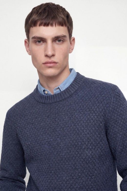 Jack & Jones Camisola Blake de Malha Texturada de Homem Jack & Jones Camisola Blake de Malha Texturada de Homem