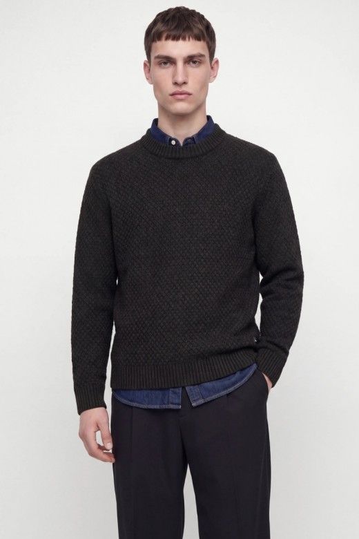 Jack & Jones Camisola Blake de Malha Texturada de Homem Jack & Jones Camisola Blake de Malha Texturada de Homem