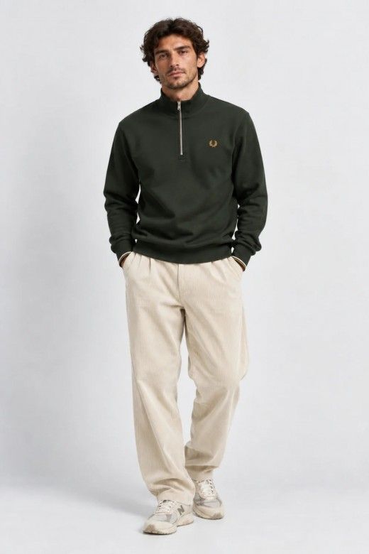 Fred Perry Camisola Meio Fecho Homem Fred Perry Camisola Meio Fecho Homem