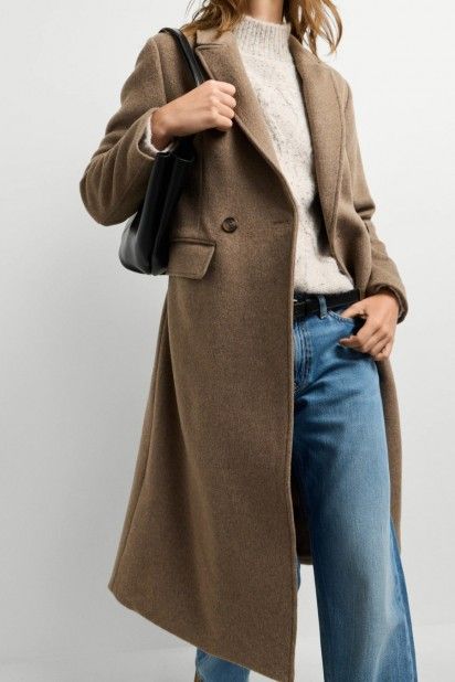Pepe Jeans Casaco Lisa Comprido Cruzado de Mulher