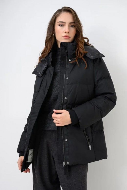Pepe Jeans Casaco Luna de Penas com Capuz de Mulher Pepe Jeans Casaco Luna de Penas com Capuz de Mulher