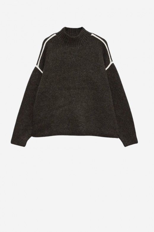 Vero Moda Camisola Boom de Gola Subida com Contrastes de Mulher Vero Moda Camisola Boom de Gola Subida com Contrastes de Mulher