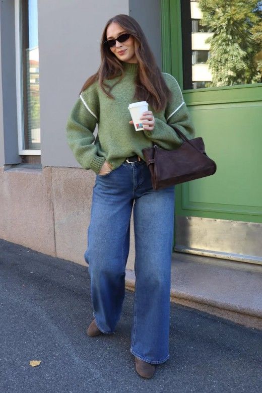 Vero Moda Camisola Boom de Gola Subida com Contrastes de Mulher