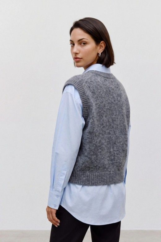 Vero Moda Colete Arianna de Malha com Cavalo de Mulher Vero Moda Colete Arianna de Malha com Cavalo de Mulher