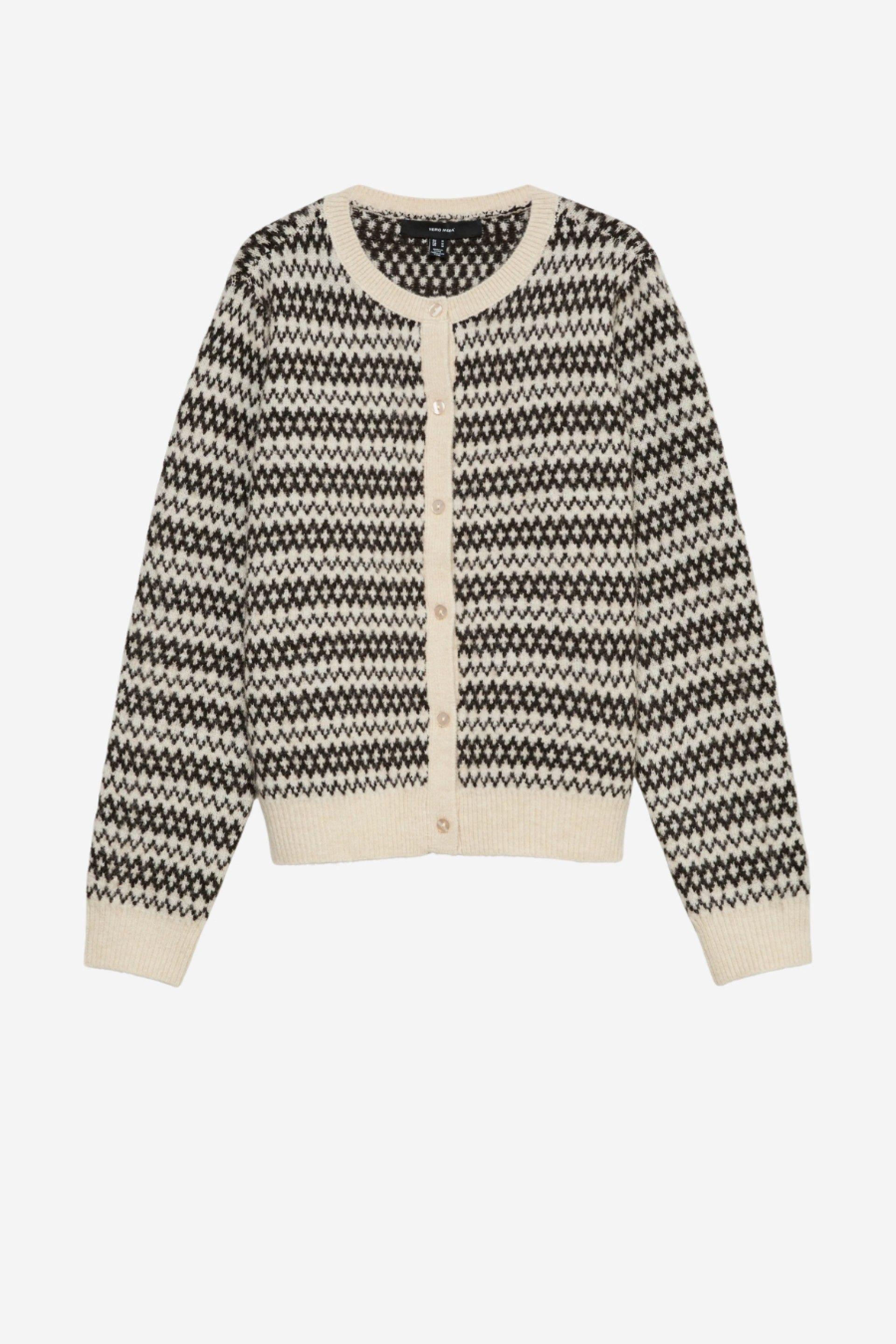 Vero Moda Casaco Birch de Malha com Padrão Geométrico de Mulher