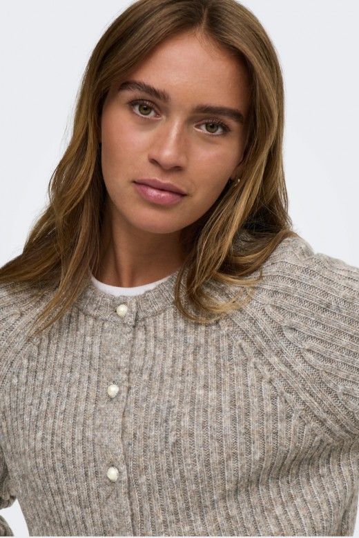 ONLY Casaco Kalibu de Malha Canelada de Mulher ONLY Casaco Kalibu de Malha Canelada de Mulher