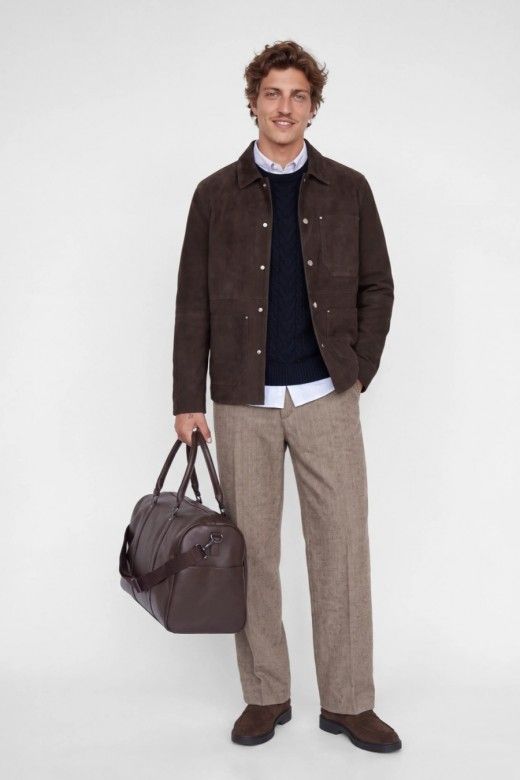 Jack & Jones Camisola James de Malha Entrançada de Homem Jack & Jones Camisola James de Malha Entrançada de Homem