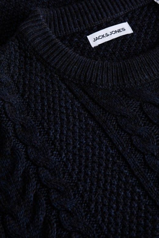 Jack & Jones Camisola James de Malha Entrançada de Homem Jack & Jones Camisola James de Malha Entrançada de Homem