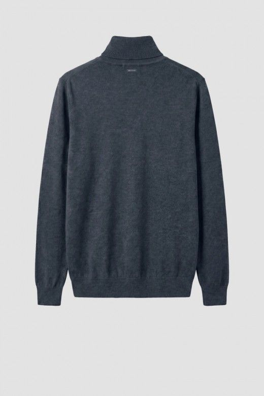 Antony Morato Camisola de Gola Alta em Mistura de Lã e Caxemira de Homem Antony Morato Camisola de Gola Alta em Mistura de Lã e Caxemira de Homem