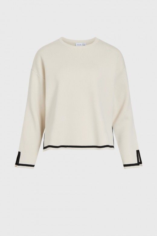 VILA Camisola Sway com Contrastes de Mulher VILA Camisola Sway com Contrastes de Mulher