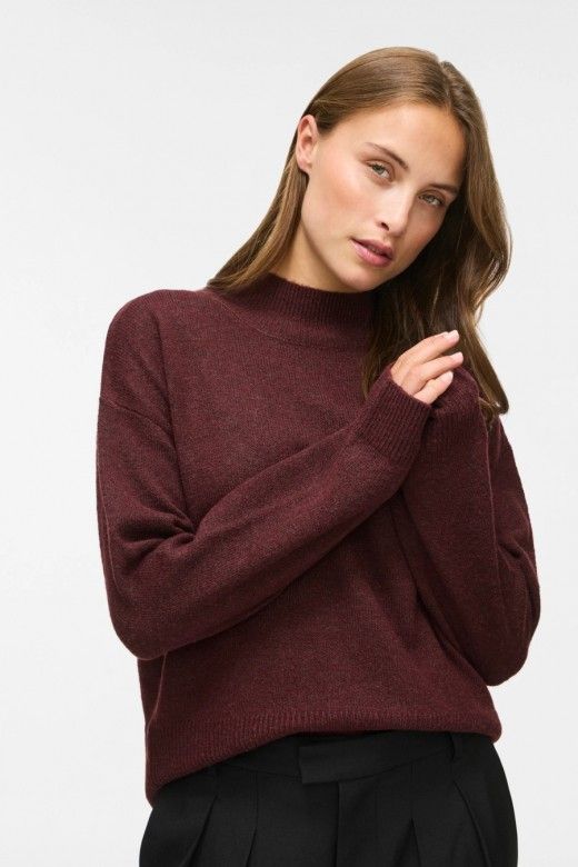 VILA Camisola Aylin de Gola Subida de Mulher VILA Camisola Aylin de Gola Subida de Mulher