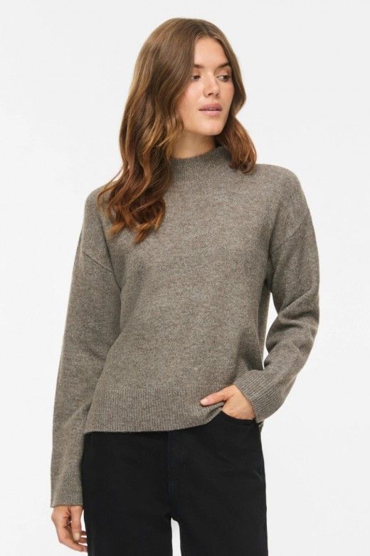 VILA Camisola Aylin de Gola Subida de Mulher VILA Camisola Aylin de Gola Subida de Mulher