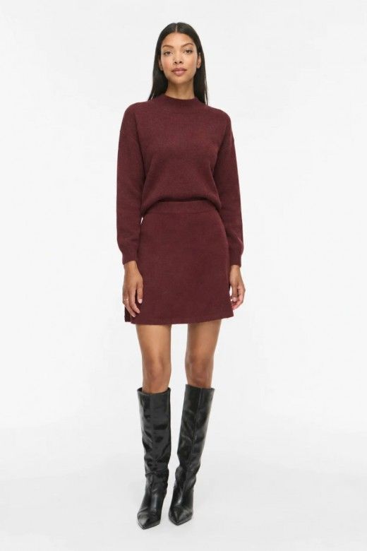 VILA Camisola Aylin de Gola Subida de Mulher VILA Camisola Aylin de Gola Subida de Mulher