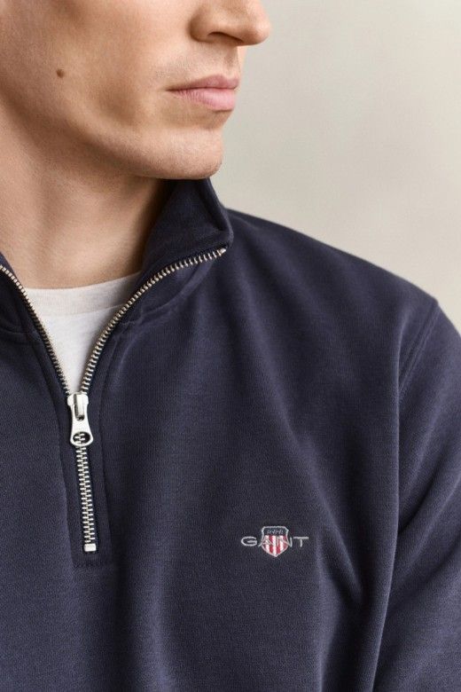 GANT Sweatshirt Shield com Meio Fecho de Homem GANT Sweatshirt Shield com Meio Fecho de Homem