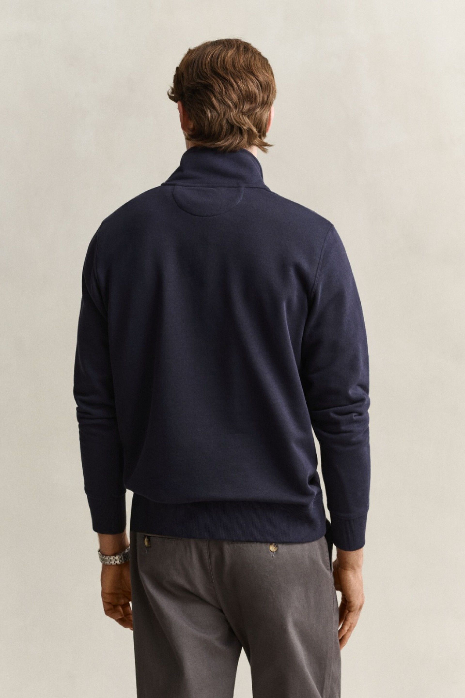 GANT Sweatshirt Shield com Meio Fecho de Homem