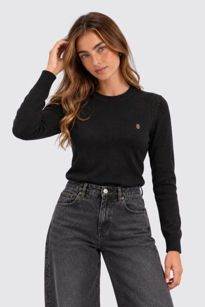 Scripta Camisola de Malha com Logótipo de Mulher Scripta Camisola de Malha com Logótipo de Mulher