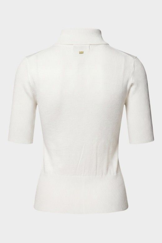 Markup Polo de Malha com Tranças de Mulher Markup Polo de Malha com Tranças de Mulher