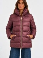 Markup Casaco Acolchoado de Gola Alta de Mulher Markup Casaco Acolchoado de Gola Alta de Mulher